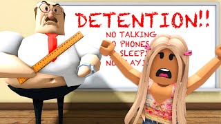 Not A Normal Detention!! Great School Breakout Roblox Obby
