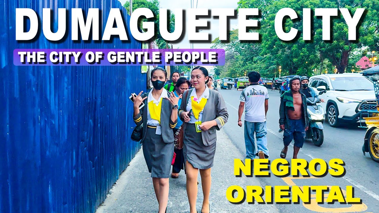 DUMAGUETE CITY Virtual Tour 2026 | Walking Streets, Food Market & Rizal Boulevard |