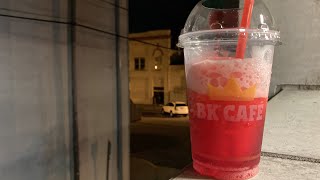 BURGER KING Frozen Fanta Wild Cherry / Icee / Slushie