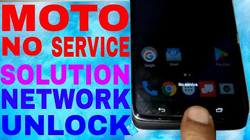 Moto E4 No Service Solution Motorola E4 Or E4 Plus Signal Cross network Problem done | Khan G Mobile