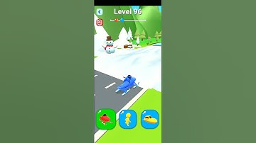 SHAPE SHIFTING 🚲🚁🚙 Transformation Game Max Level Gameplay (IOS & Android) Walkthrough Level 96