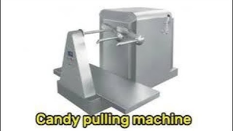How to white the sugar with candy pulling machine? Watch the video!👇