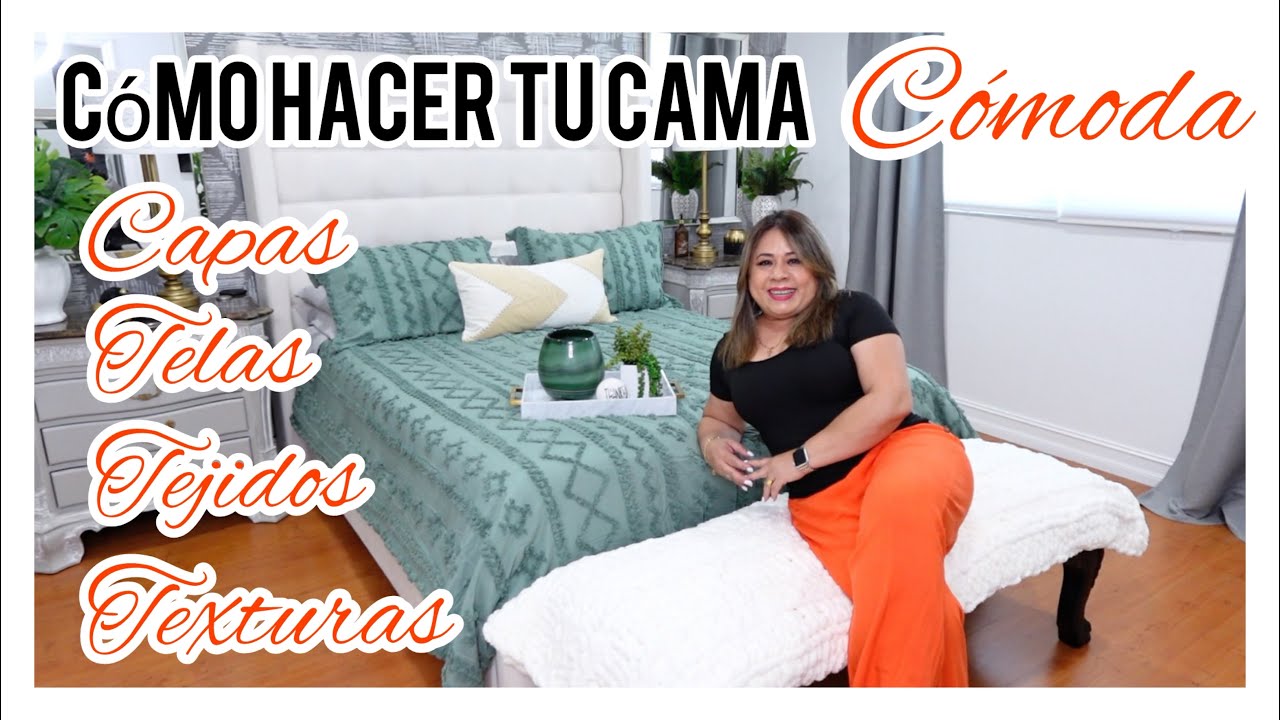 COMO TENDER TU CAMA ELEGANTE PERO QUE SE SIENTA CÓMODA - TEJIDOS - TEXTURAS 