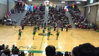 Rancho Dance Team, performing at the Multicultural Assembly 03-18-2016