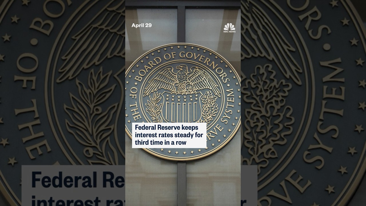 Federal Reserve keeps interest rates steady for third time in a row