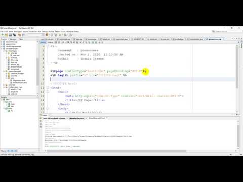 Struts 2 product displaying example