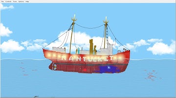 Nantucket Lightship sinking - Floating Sandbox