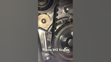 Toyota 1HZ engine timing marks 2009 model #toyota #engine #automobile #timingbelt