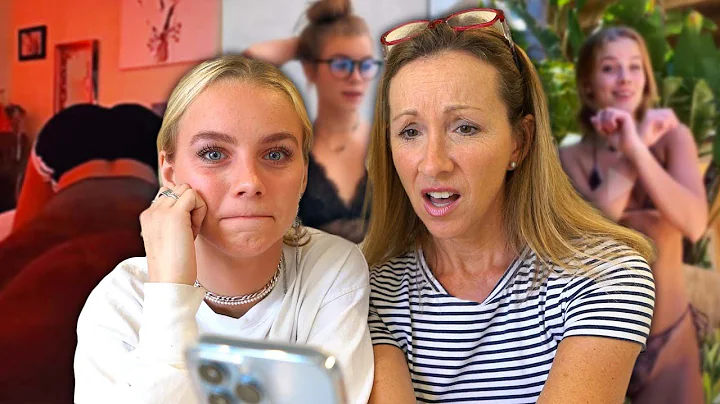 MY MOM REACTS TO MY *THIRST TRAP* TIK TOKS | Anna ...