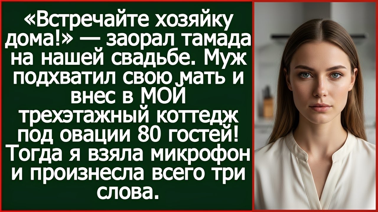 Тамада крикнул «хозяйка дома», и муж внёс в мой коттедж свою мать#инвестиции #юмор #story #english
