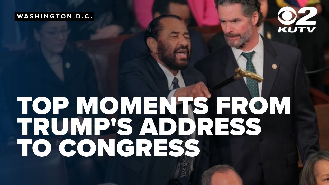 Top moments from President Trump's address to Congress - YouTube