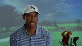 Tiger Woods & Full Swing Simulator In His Home