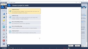 How to start a new project in the IQRF IDE 4.63