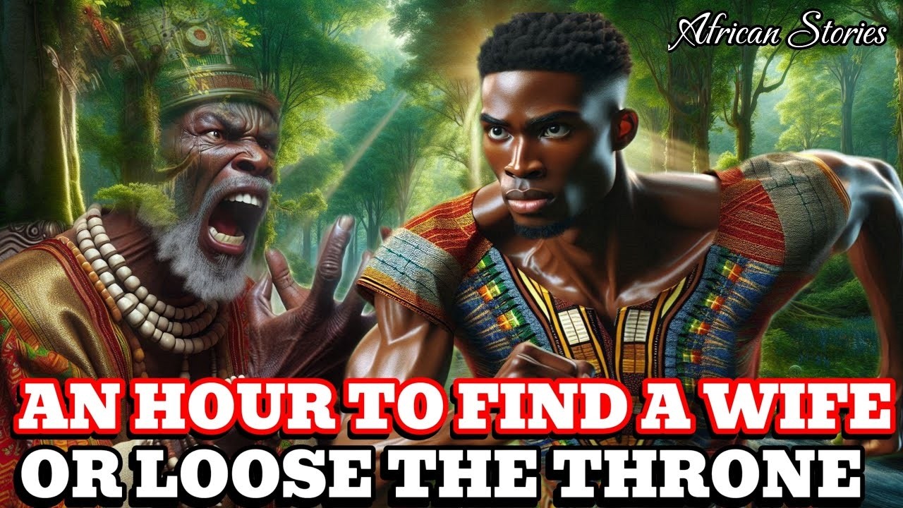 The Prince had an hour to find a bride or loose the throne#africanstories #folktales #tales#folkt