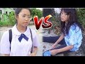 เรียน VS ไม่เรียน หนีเรียนไปเป็นขอทาน? โรงเรียนหรรษา Box Fort School EP.19 | Fun Family