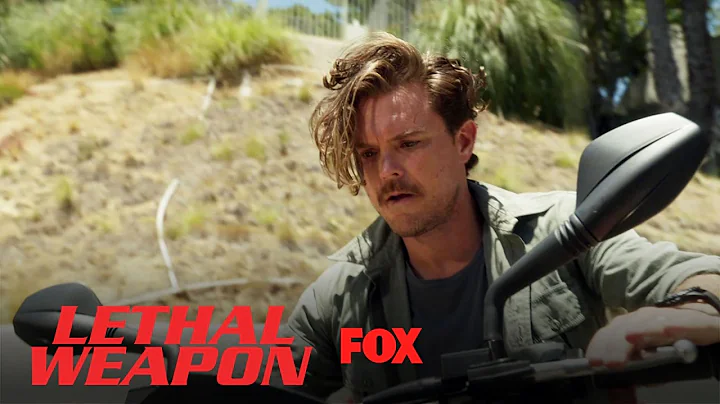 Riggs And Murtaugh Engage In A Heated Motorcycle C...