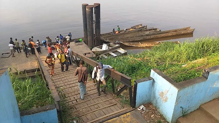 Ouesso to Pokola river crossing. Republic of the Congo.