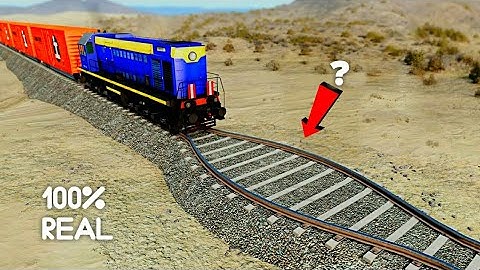 Trins vs Wide Rails - BeamNG.Drive