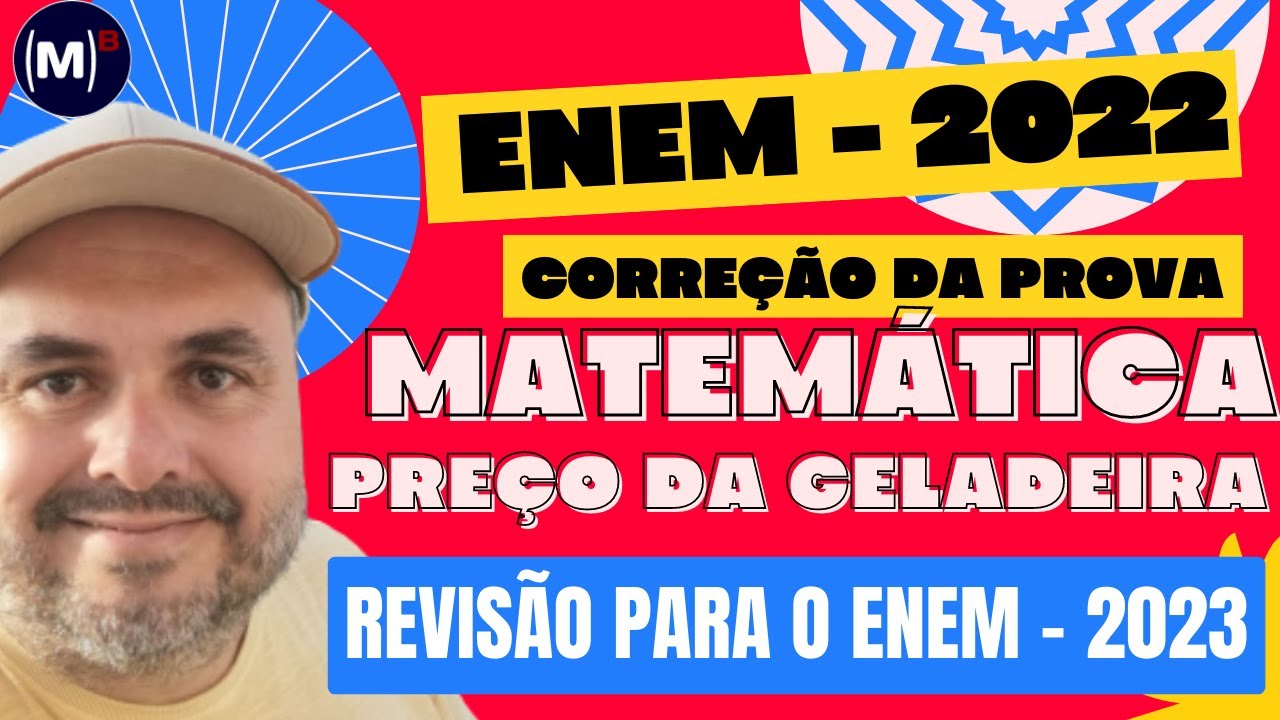 ENEM 2022 QUESTÃO DA GELADEIRA - MATEMÁTICA - PORCENTAGENS | 5 - YouTube