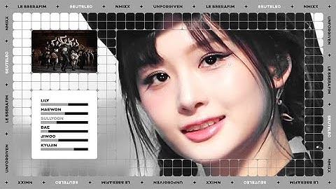 How Would NMIXX Cover UNFORGIVEN (Japanese Ver) by LE SSERAFIM | Line Distribution & Dance Positions