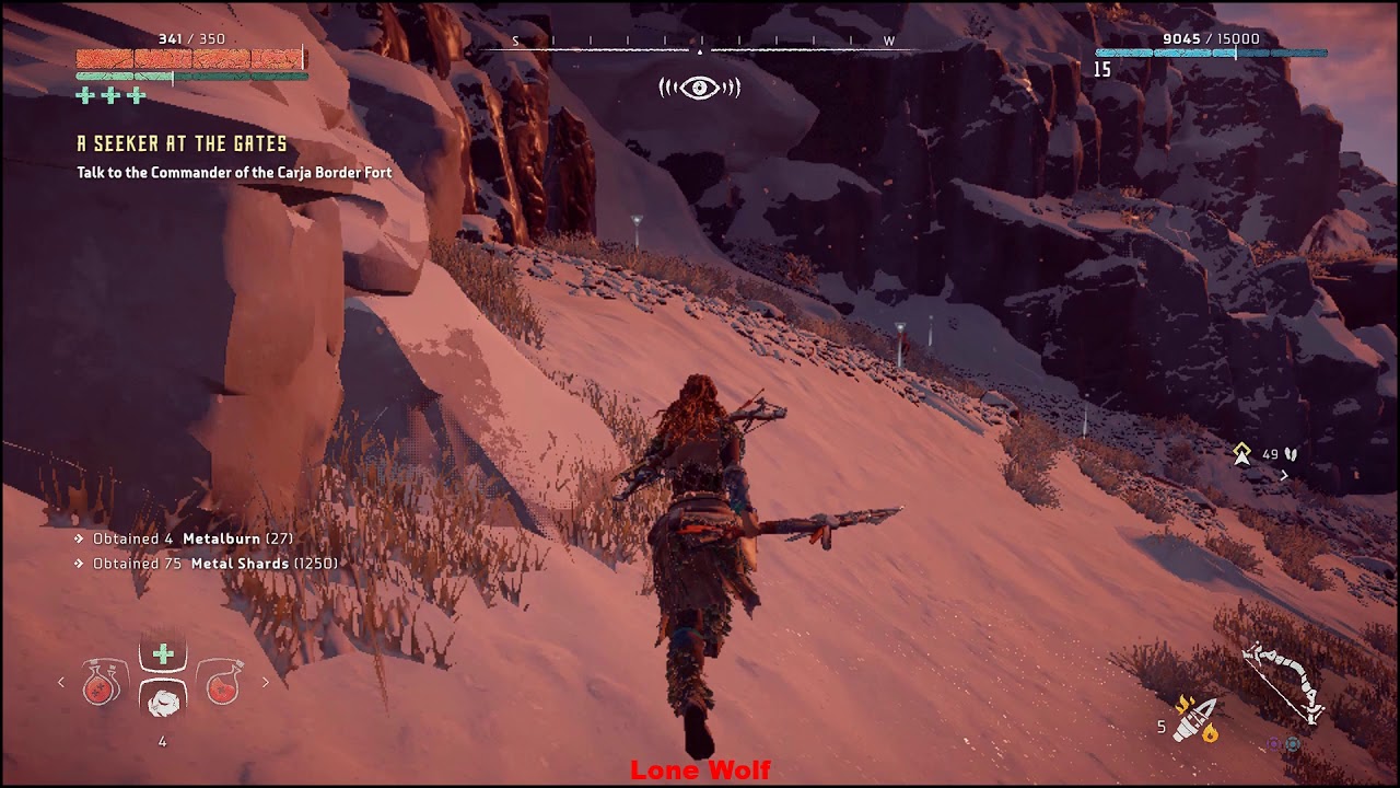 Horizon Zero Dawn #22: Main Quest A Seeker at the Gates the Carja Border Fort