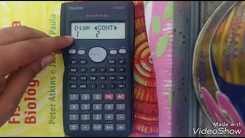 Como tirar o ponto da calculadora?