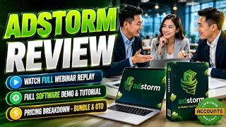 Adstorm Review & Webinar Replay 🎬 Full Software Demo & Tutorial 🚀 Adstorm Review with Bundle & OTO