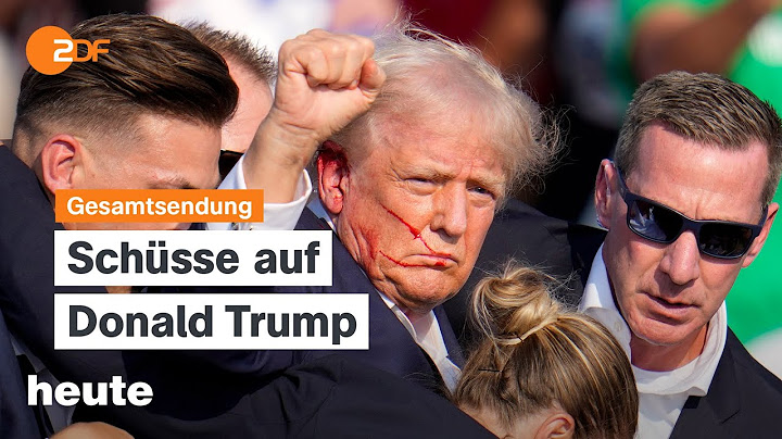 heute 19 Uhr vom 14.07.2024 Schüsse auf Donald Trump, Söder warnt Biden