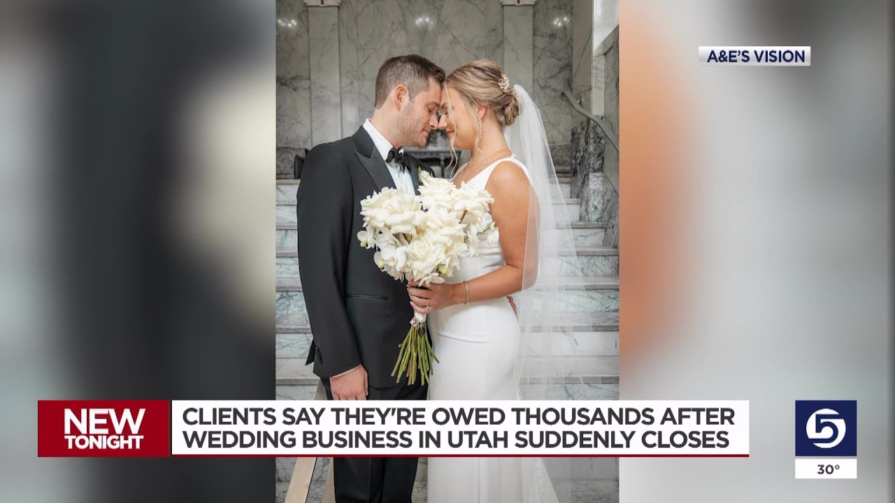 Couples out thousands after Utah-based national wedding business suddenly closes