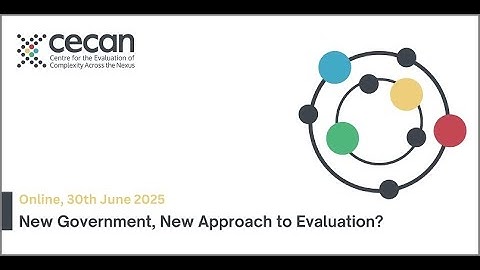 CECAN Conference 2025 - Evaluating in Interesting Times – A Provider’s Perspective, Andrew Jarvis