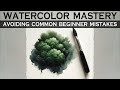 Watercolors and blending techniques for beginners  stepbystep tutorial