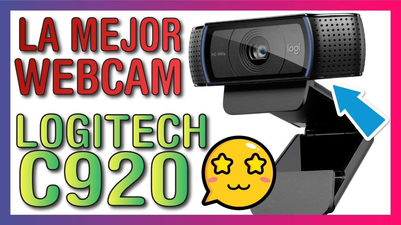 🚀 Logitech - C920 - Cámara Web Full HD 1080p Webcam Profesional 