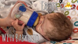 Reborn Easter Vlog| Afternoon Routine + First Outing With Silicone Baby Elio Reborn Role Play