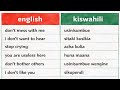 SWAHILI MADE EASILY LEARN RUDY SENTENCES ENGLISH VS SWAHILI