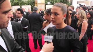 Den Globes 2014 Adele Exarchopoulos Interview