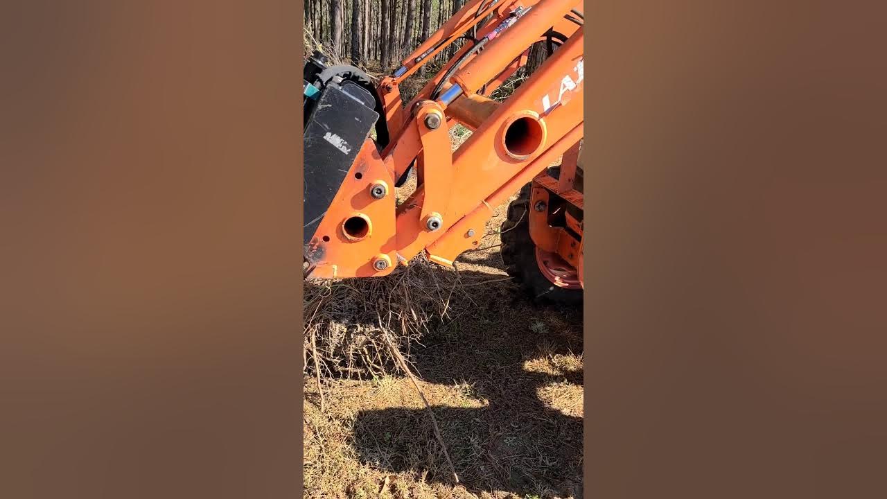 Skid Pro tree puller Kubota M6040 (2 year review) YouTube