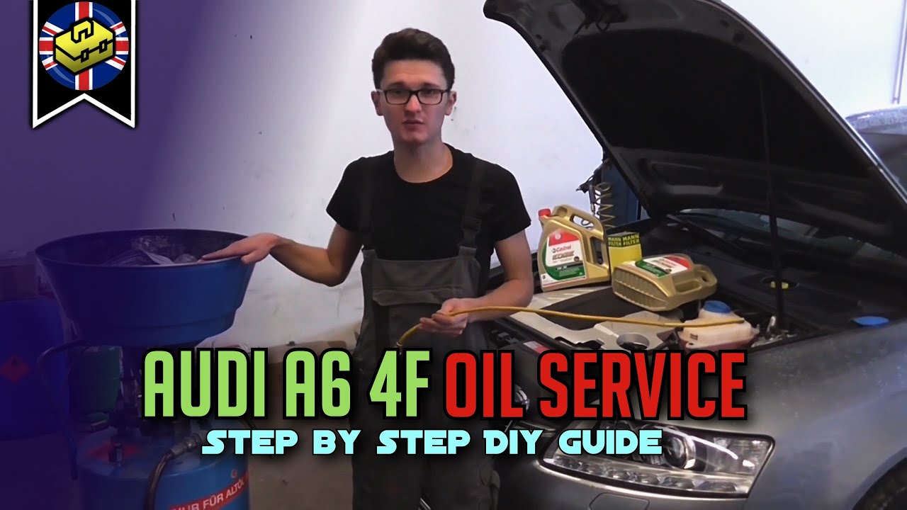 how-to-change-oil-on-audi-a6-4f-audi-a6-c6-3-0-tdi-engine-oil-change