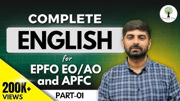 Complete English for EPFO & APFC | Marathon Session | by Success Tree