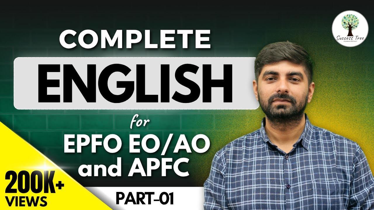 Complete English for EPFO & APFC | Marathon Session | by Success Tree