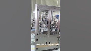 Automatic Screw Capping Machine for Glass Bottle , Dual Head Capper Machine , Spice Bottle Capper