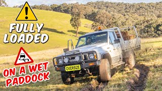 RECOVERING our Dad's FULL LOADED Nissan Patrol with Liams GQ TD42 | HEAVY 4x4 winch recovery