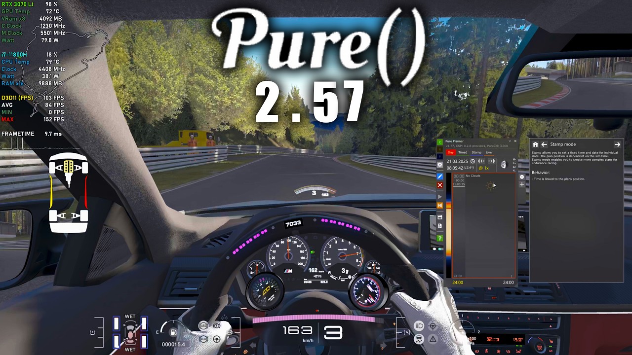 Assetto Corsa PURE 2.57 UPDATE (RTX 3070 8G) [HDR] - YouTube