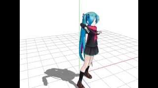 [kinect x MMD]test_01_我的miku不可能那麼遲鈍!