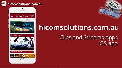Live Streams and Clips ios app source code for sale