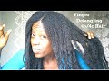 How to finger detangle 4b/4c natural hair with minimal breakage...no matted roots