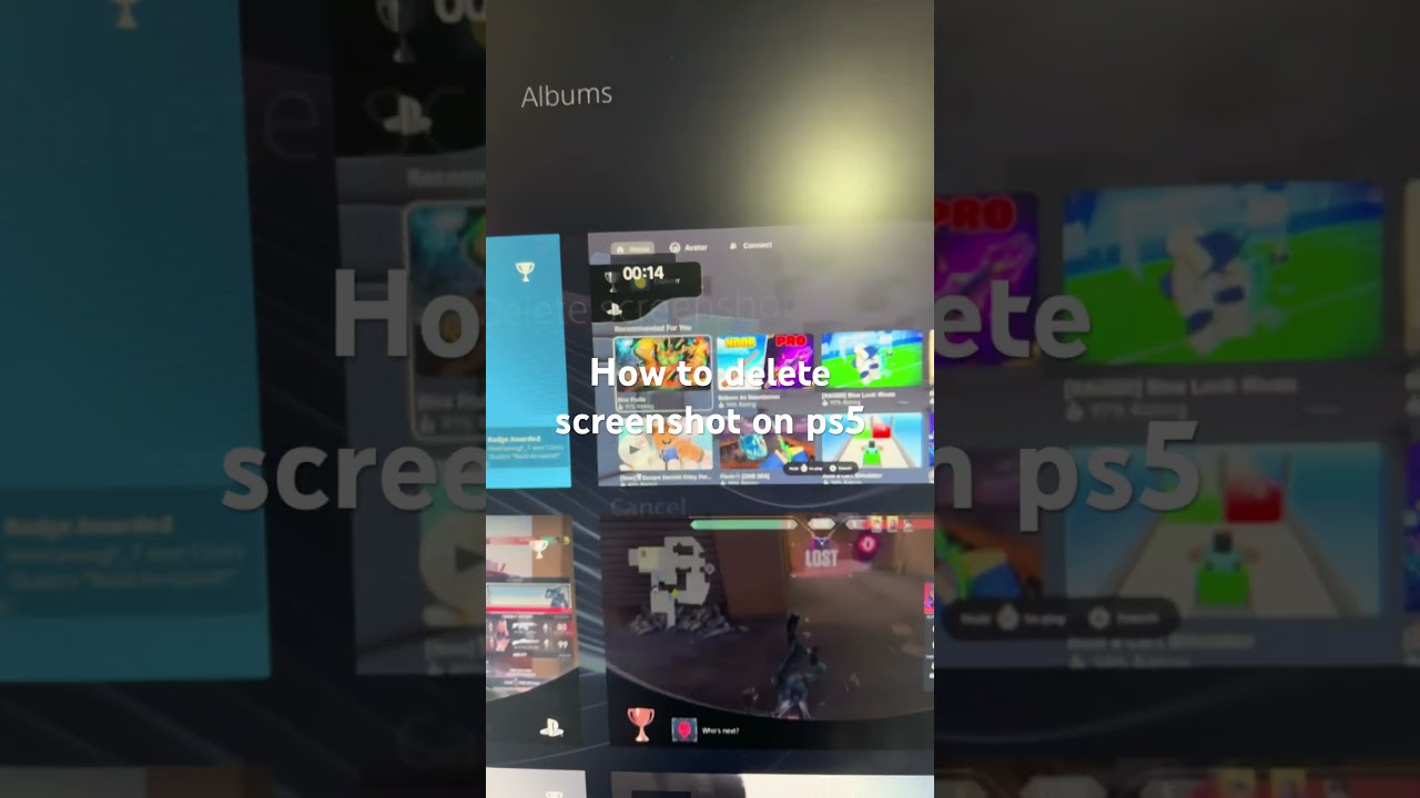 How to delete screenshot on ps5