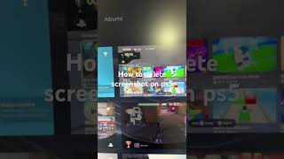 How to delete screenshot on ps5
