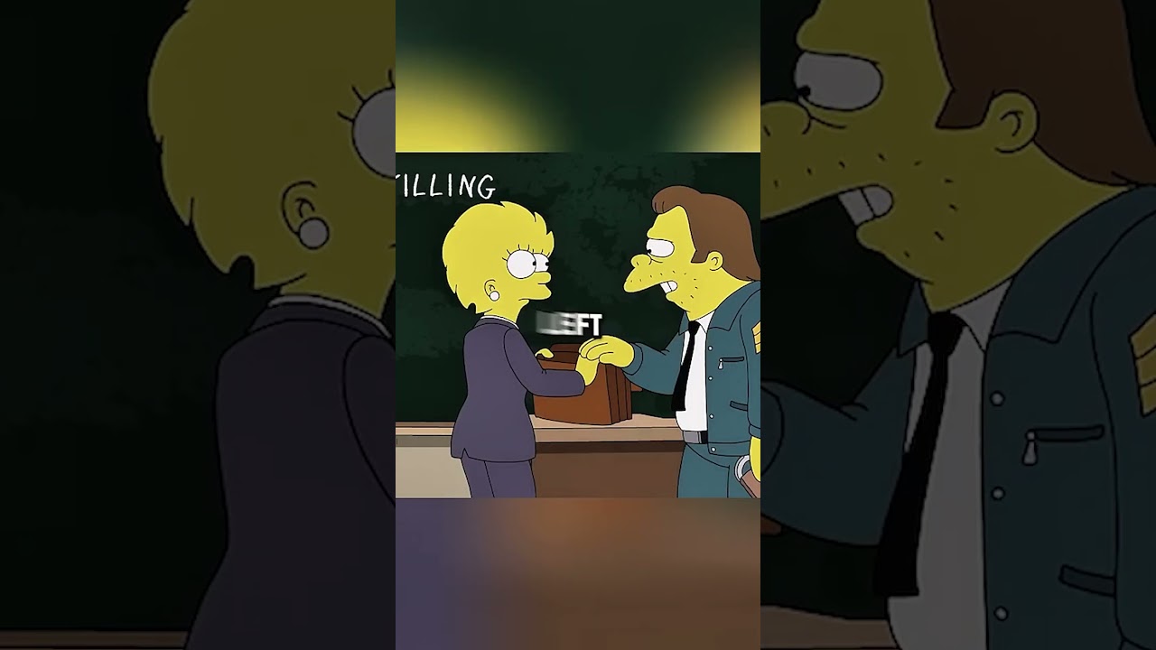 lisa and Sideshow Bob work together-  