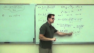Intermediate Algebra Lecture 11.2 Part 5
