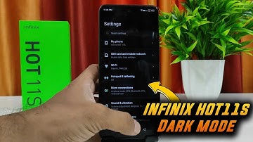 How to Set Dark mode in Infinix Hot 11s   | Phone Trickz English